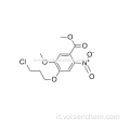 CAS 214470-57-2, metil 4- (3-chloropropoxy) -3-metossi-2-nitrobenzoato